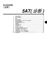 2006力狮（傲虎）00 自动变速箱 （诊断）