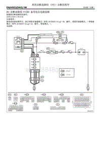 诊断故障码 P1560 备用电压电路故障