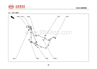 2020宋MAX DM电路图 4.3 右后门线束