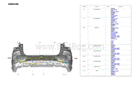 2023宋PLUS DM-i电路图 后保险杠线束