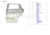 2023宋PLUS DM-i电路图 右后车门线束