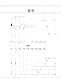 2020比亚迪汉DM电路图 右前门控