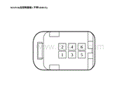 2023蔚来ES6电路图-MAIN18 后控制面板1-不带XRBOX 