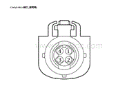 2023蔚来ES6电路图-CS02 USB2.0接口_副驾侧 