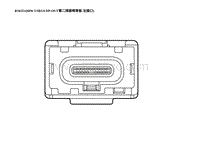 2023蔚来ES6电路图-RS6351 60W USB3.0 DP-OUT第二排座椅背板-左接口 