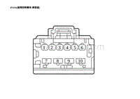 2023蔚来ES6电路图-PS102 座椅控制模块-乘客座 