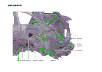 2023蔚来ES6电路图-主线束-后备箱外部