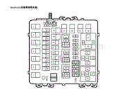 2023蔚来ES6电路图-MAIN113 后备箱保险丝盒 