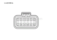 2023蔚来ES6电路图-RL05 后门外把手-左 