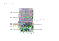 2023蔚来ES6电路图-副驾驶座椅线束-底部视角