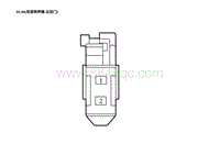 2023蔚来ES6电路图-RL06 低音扬声器-左后门 