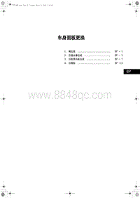 2017红旗H7 车身面板更换