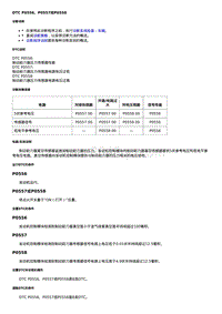 2017昂科威 故障诊断 DTC P0556 P0557或P0558