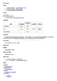 2017昂科威 故障诊断 DTC C025E