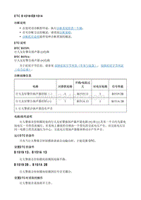 2019微蓝Velite6纯电 诊断DTC B1519或B151A