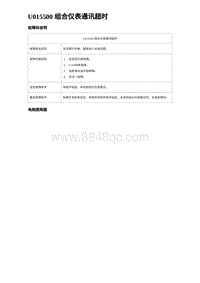 2023比亚迪D1故障诊断 U015500 组合仪表通讯超时