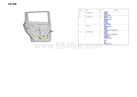 2023比亚迪D1电路图 左后门线束