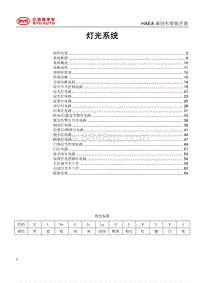 2017秦EV维修手册 HAEA灯光系统