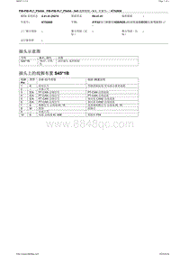 宝马4系F32车型 选档按钮针脚定义 BMW428 