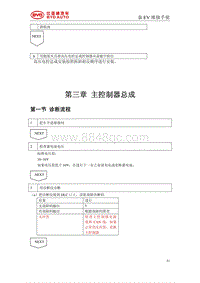 2017秦EV维修手册 第3章 主控制器总成