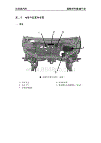 2010比亚迪思锐 第2节 电器件位置分布图