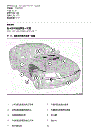 E90底盘320si 23-刮水器和清洗装置一览图