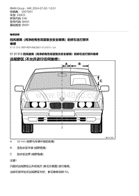 E46底盘330CD 9-挡风玻璃（纯净的有色双层复合安全玻璃）的碎石击打损坏维修