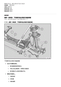 E46底盘330Ci 4-前桥 转向系 下列操作后必须进行底盘测量