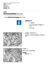 E90底盘335d 3-更新发电机传动带夹紧装置 M57T2-SCR 