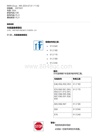 E90底盘330xi 6-车前盖维修部位