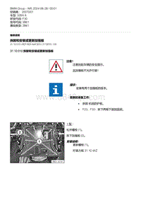 F30底盘328xi 2-拆卸和安装或更新加强板