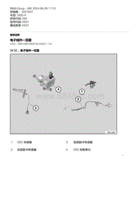 E92底盘335D 1-电子组件一览图