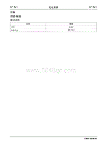 2018睿行EM80维修手册 3.1.5 充电系统