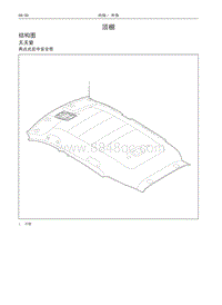 2016哈弗H2维修 05 顶棚