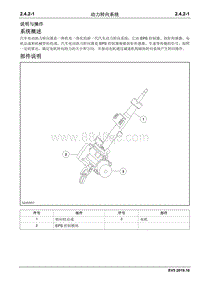 2019睿行EM80维修手册 2.4.2 动力转向系统