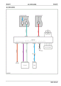 2016 睿行S50电路图 2.4.2 动力转向系统