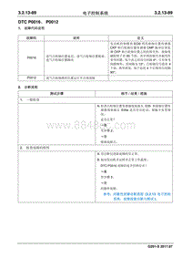 2017睿行S50T维修手册 DTC P0016 P0012
