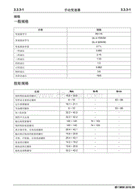 2016睿行M90维修手册 手动变速器