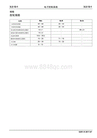 2017睿行S50T维修手册 电子控制系统