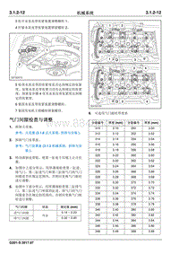 2017睿行S50T维修手册 气门间隙检查与调整