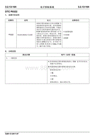 2017睿行S50T维修手册 DTC P0322