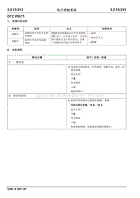 2017睿行S50T维修手册 DTC P0571