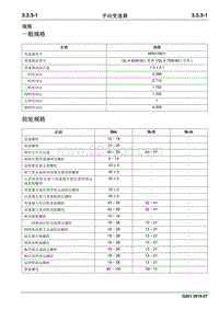 2016 睿行S50维修手册 手动变速器