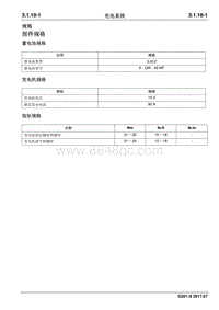 2017睿行S50T维修手册 充电系统