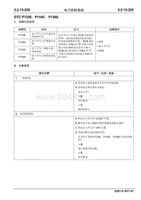 2017睿行S50T维修手册 DTC P1336 P1545 P1568