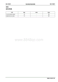 2017睿行S50T维修手册 发动机防盗系统