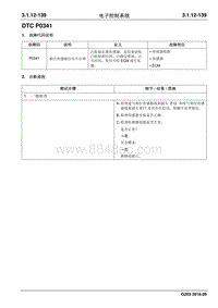 2016睿行M70维修手册 DTC P0341_1