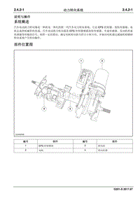 2017睿行S50T维修手册 动力转向系统