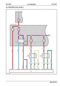 2016 睿行S50电路图 3.1.13 电子控制系统