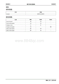 2019睿行M60维修手册 2.3.5 液压制动操纵